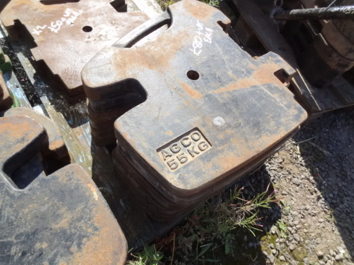 MF Massey Ferguson Agco 45KG and 55KG Weights - Image 1
