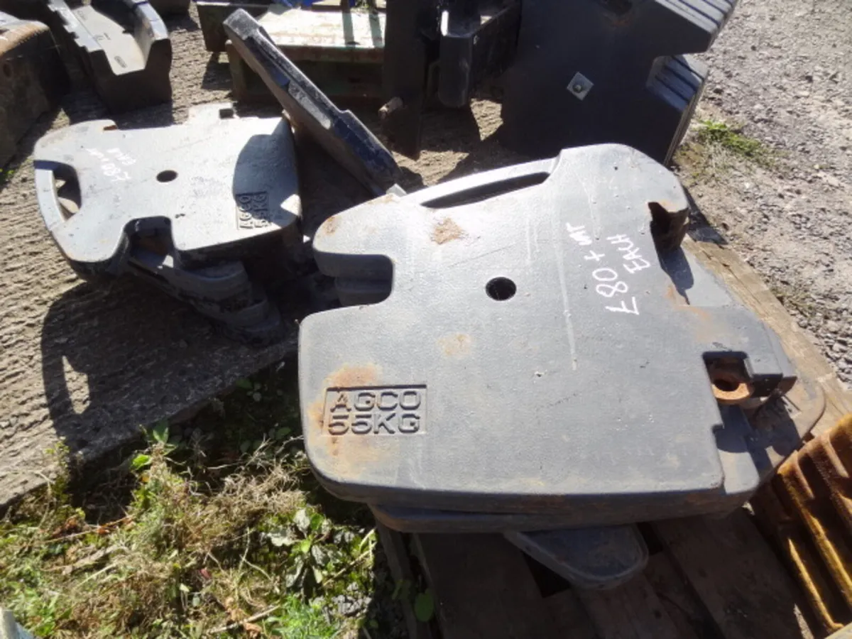 MF Massey Ferguson Agco 45KG and 55KG Weights - Image 2