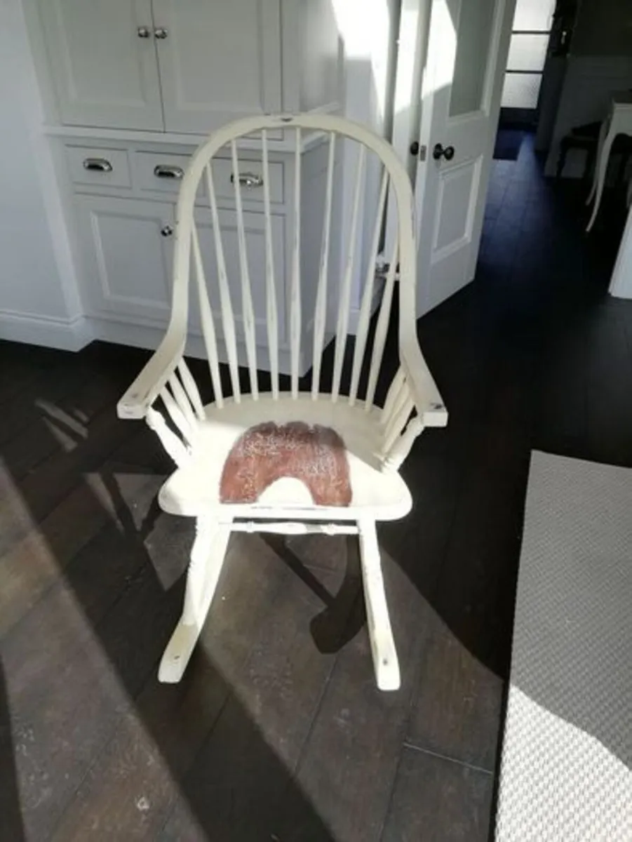 Laura Ashley Bramley Cream Rocking Chair - Image 1