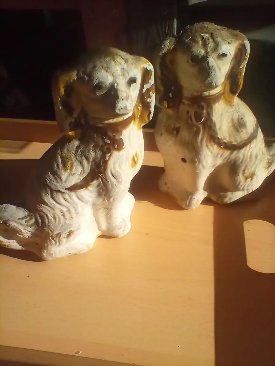 Two very old wally dogs. - Image 1