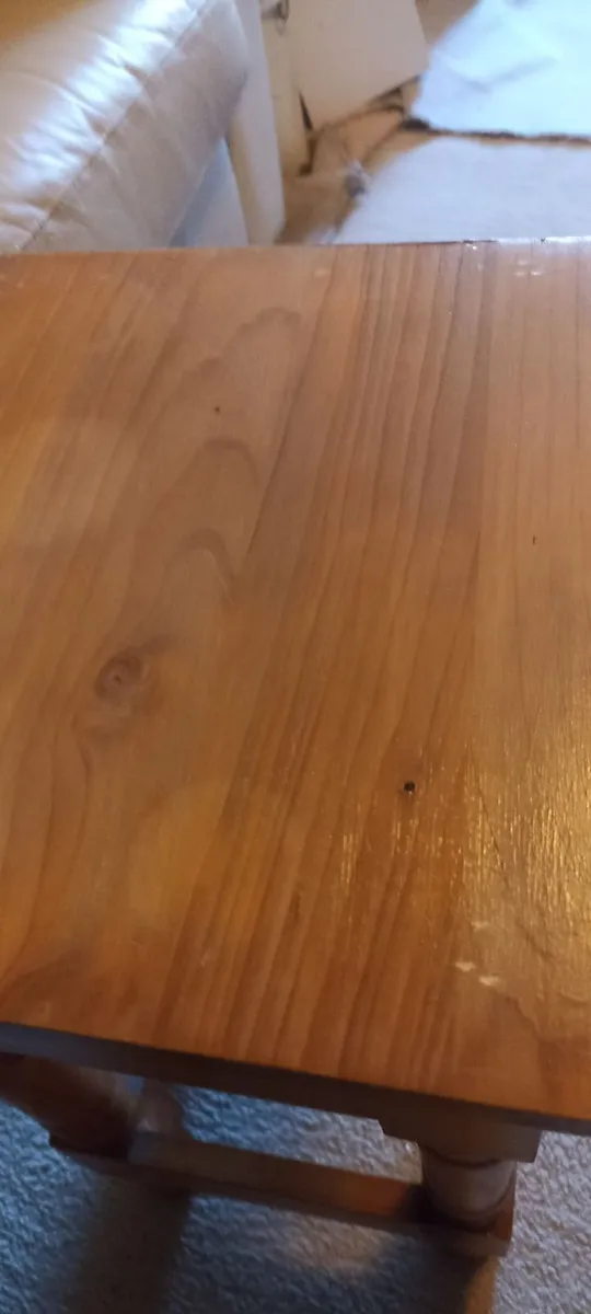 Small Pine Side Table - Image 4