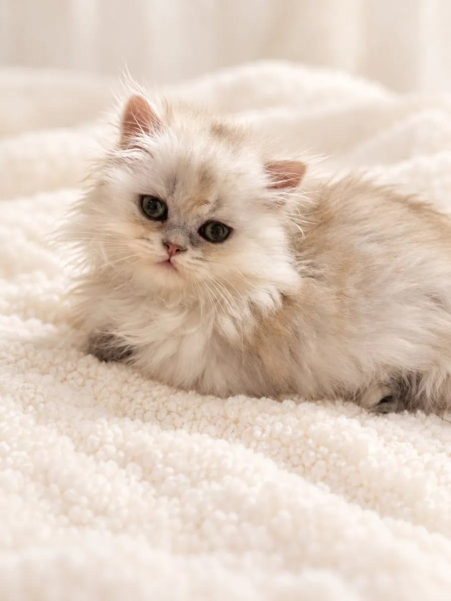 Purebred British longhair silver girl - Image 2
