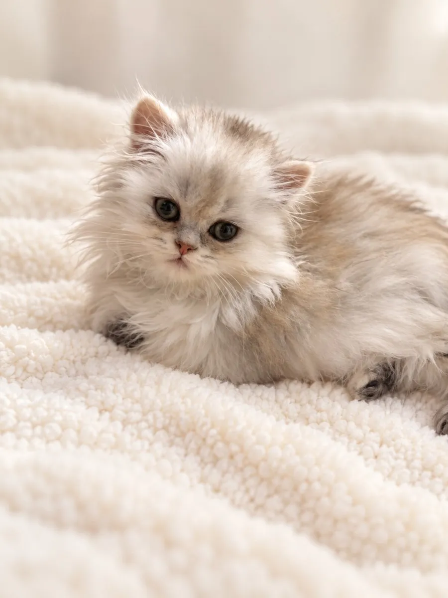 Purebred British longhair silver girl - Image 4