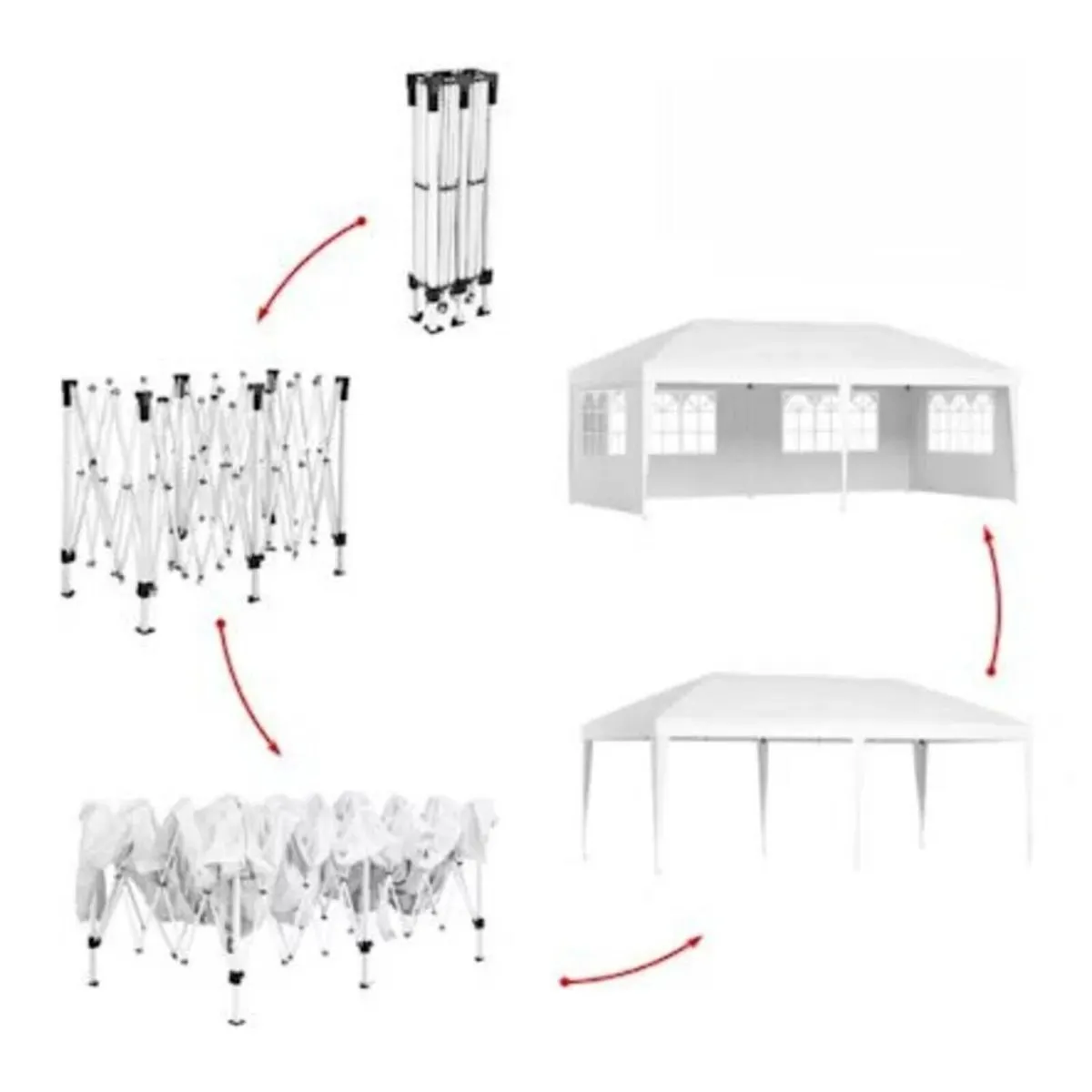 Gazebo 3x6m Outdoor Pop Up Marquee Canopy - Image 2