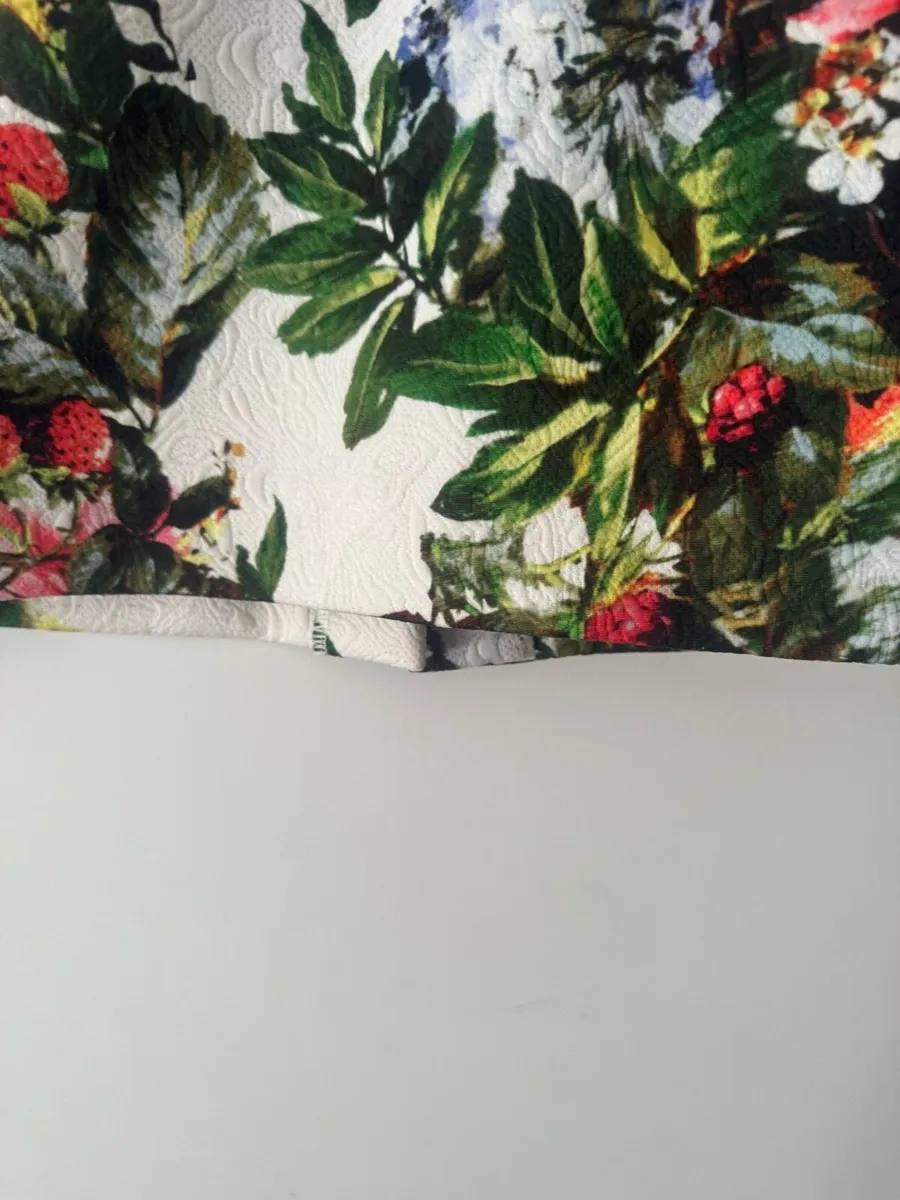 Anonyme Designers textured floral skirt size 14 - Image 4
