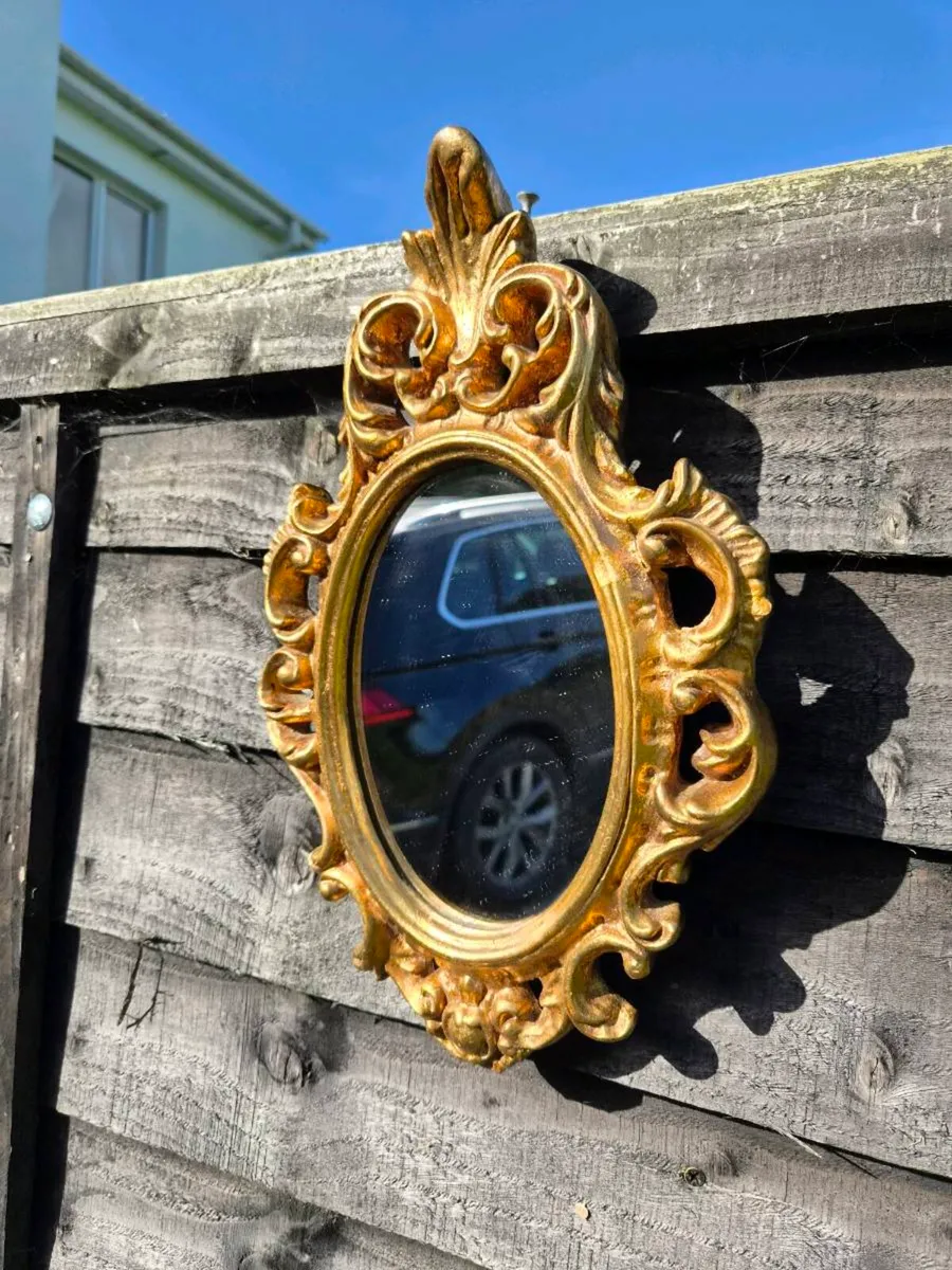 Old French  gilt mirror - Image 1