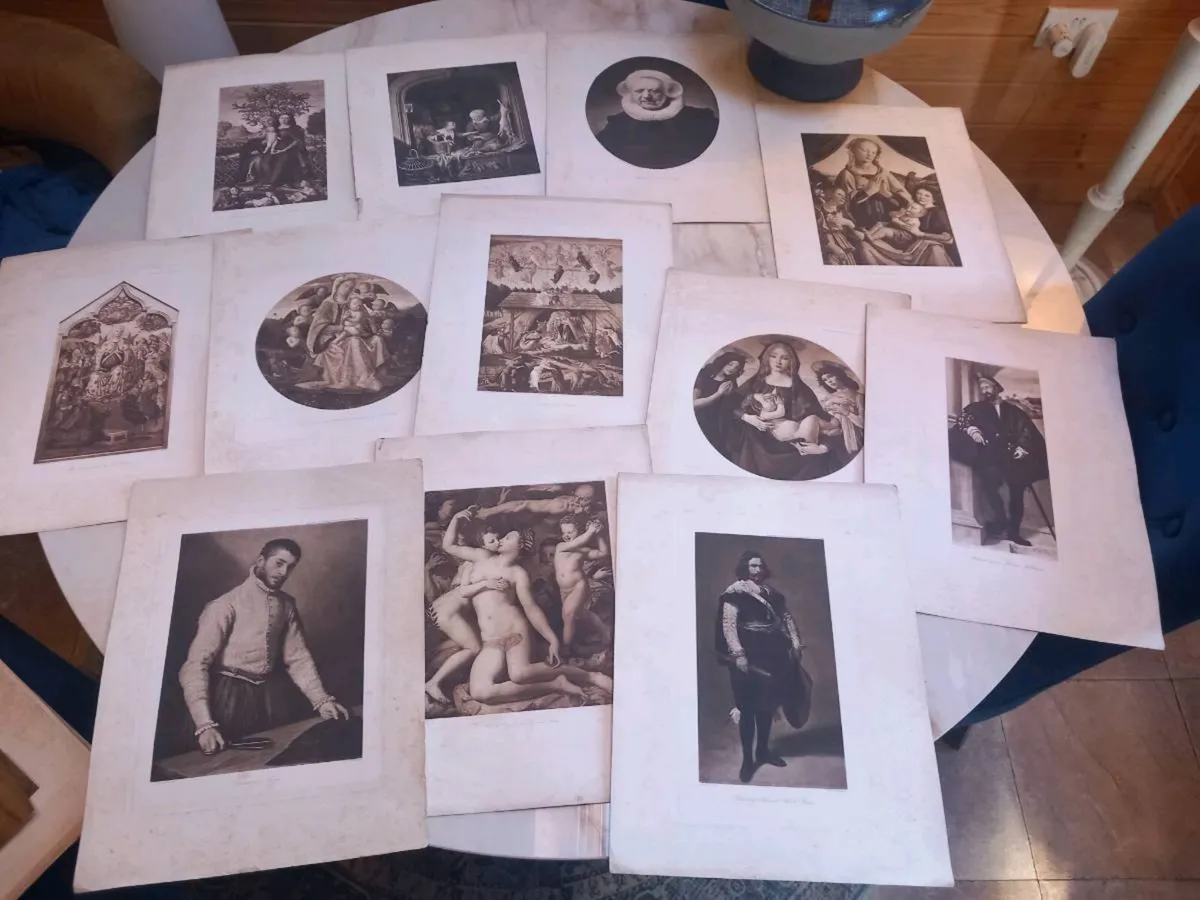 74 prints of paintings, D18, post 8e - Image 4