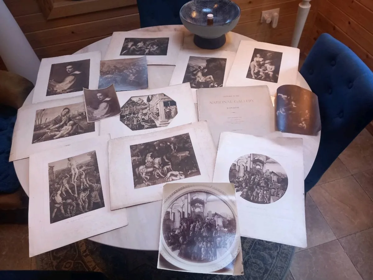 74 prints of paintings, D18, post 8e - Image 1