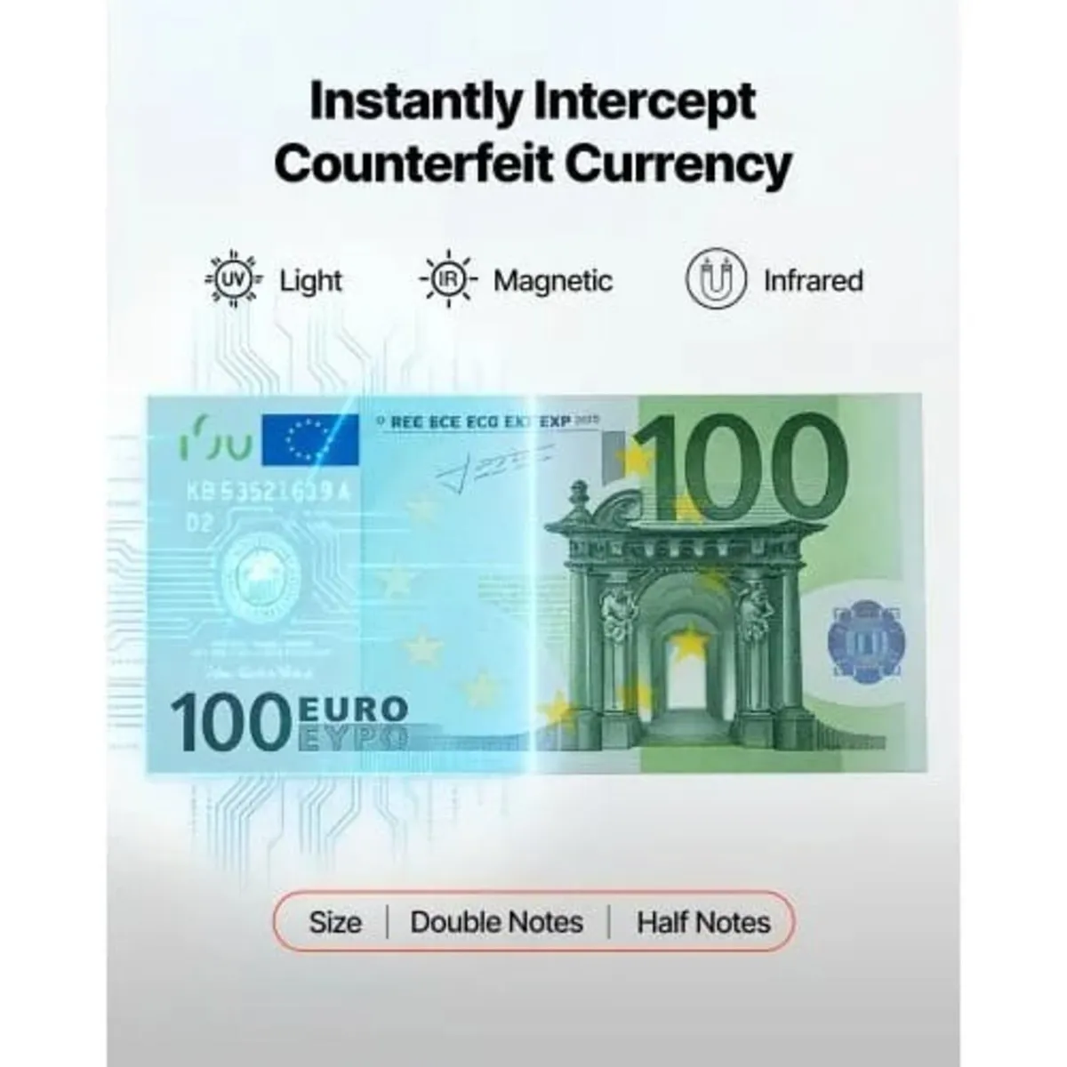 Money Counter Machine, Mixed Denomination Bill Cas - Image 2