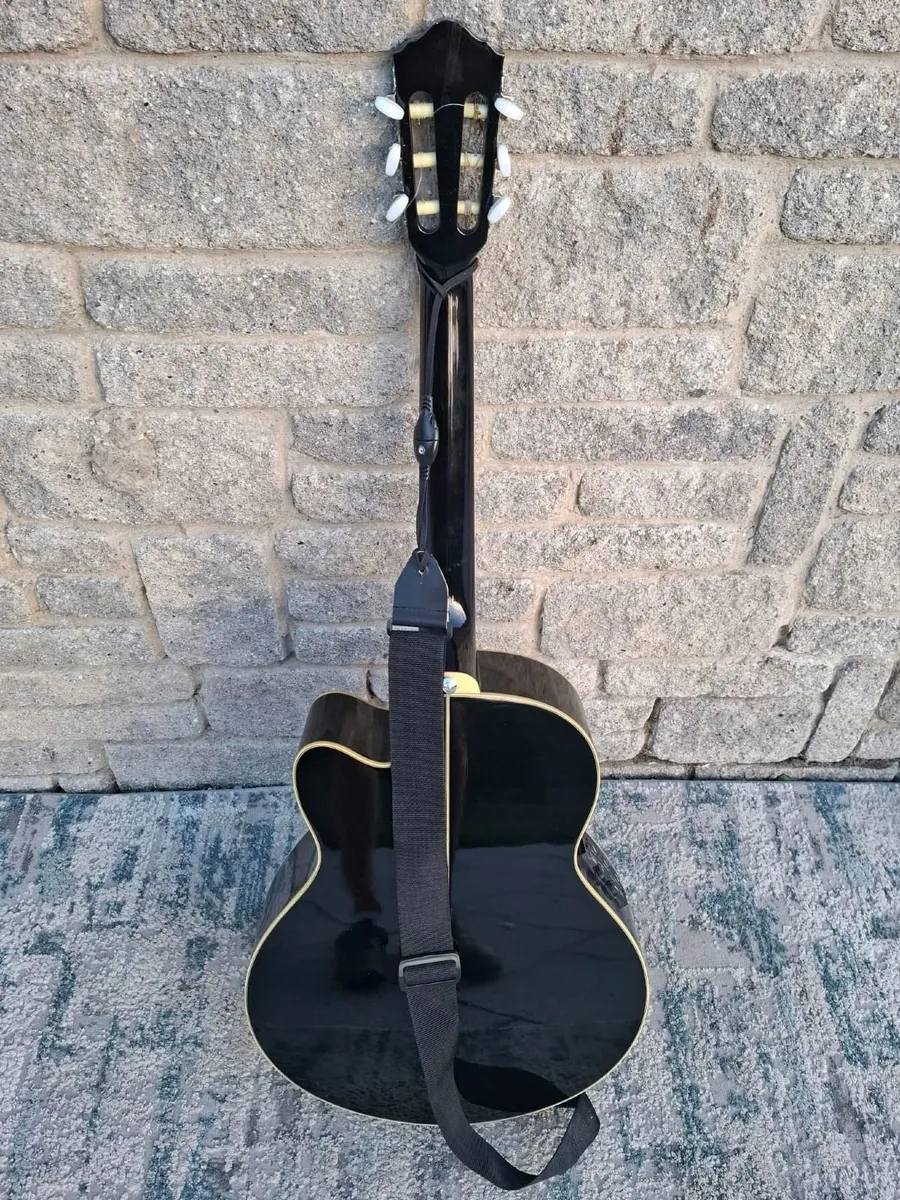 Ibanez AEL10NE-BK Electro-Nylon String Guitar - Image 4