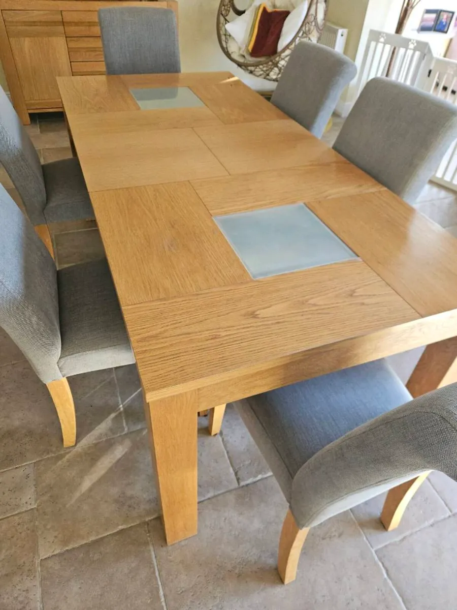 Dining Table and 8 Chairs - Image 2