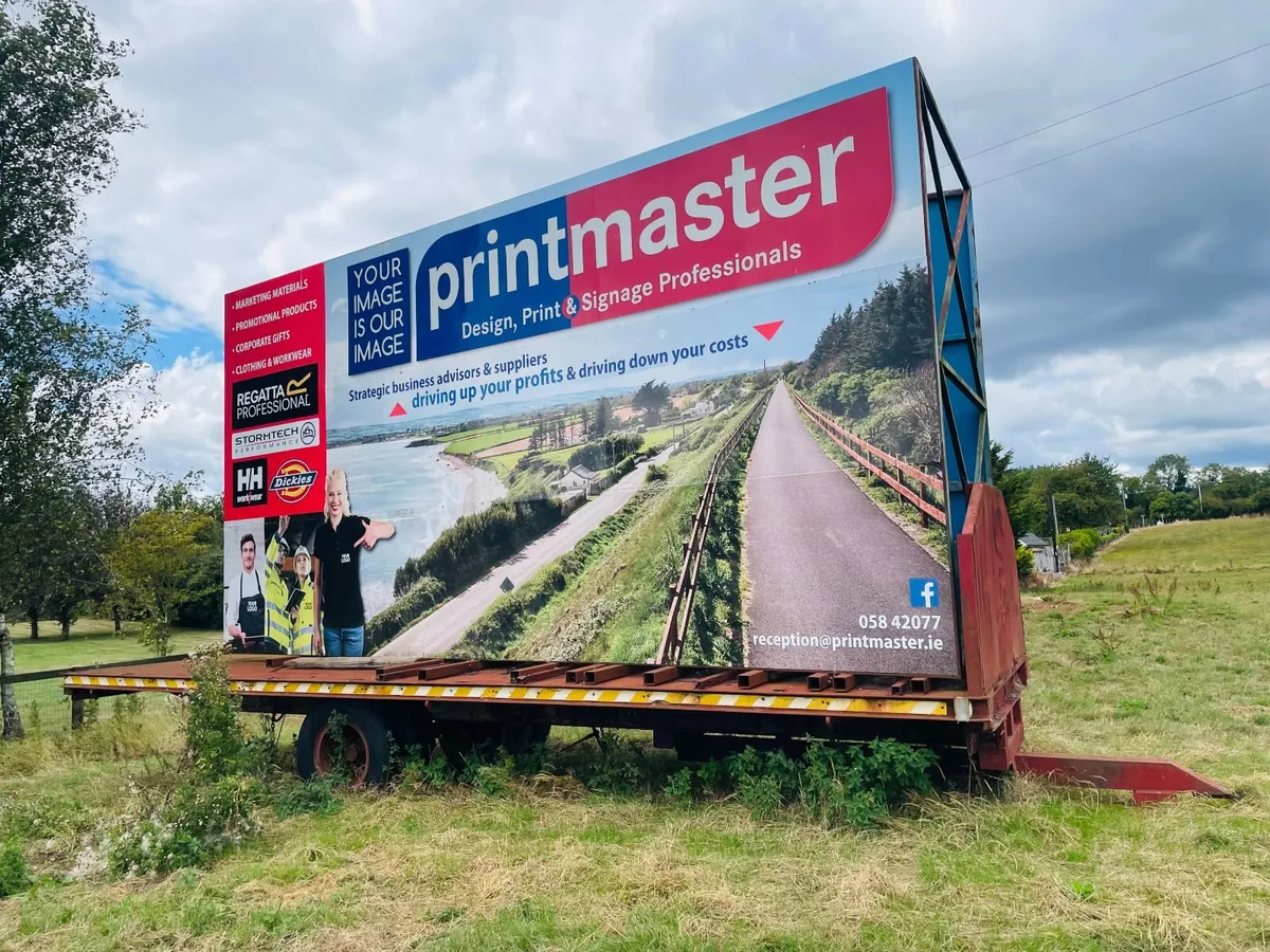 24ft Advertising Trailer | 12ft High Billboard - Image 1