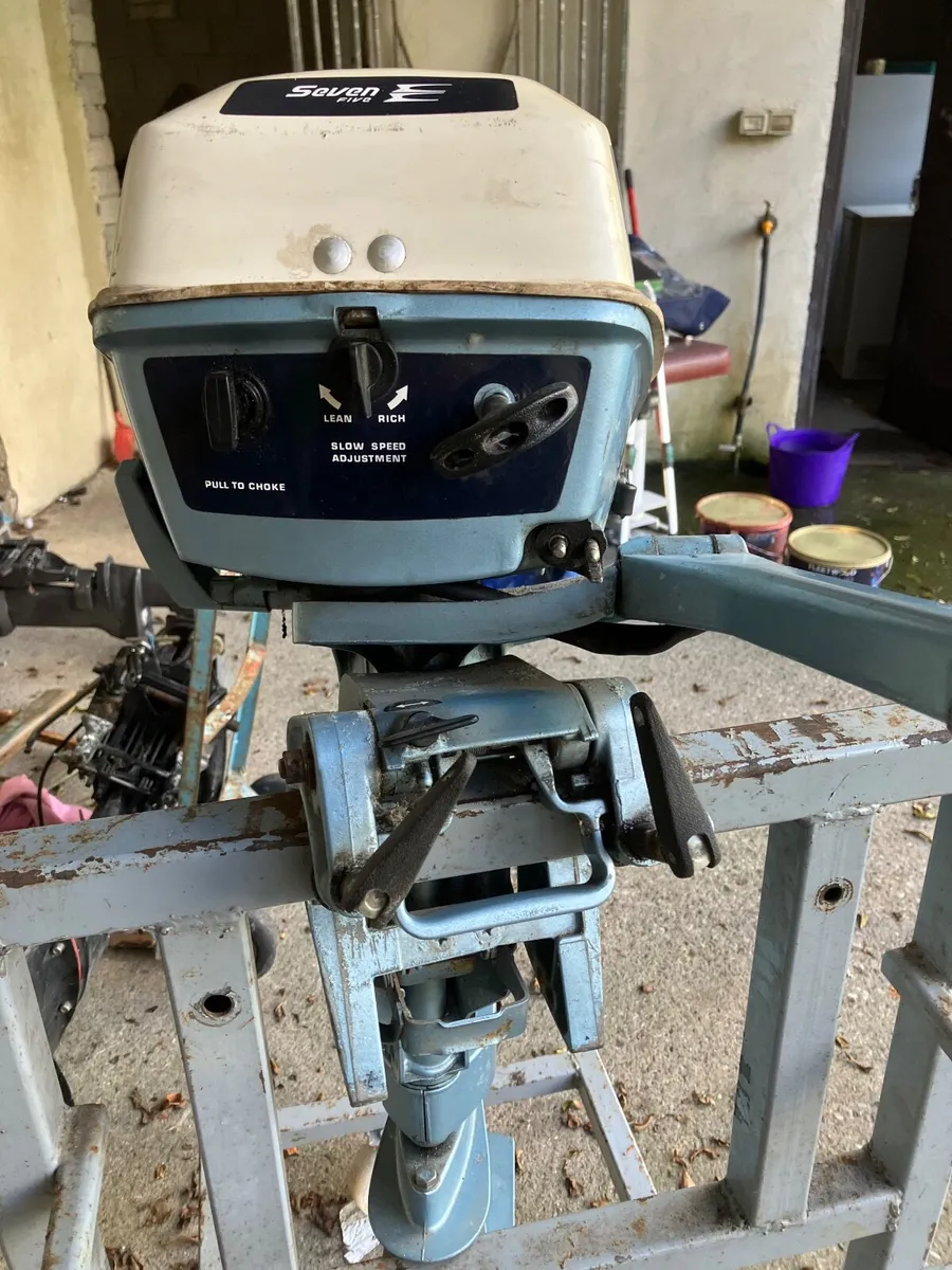 EVINRUDE 7.5 HP OUTBOARD LONG SHAFT - Image 2