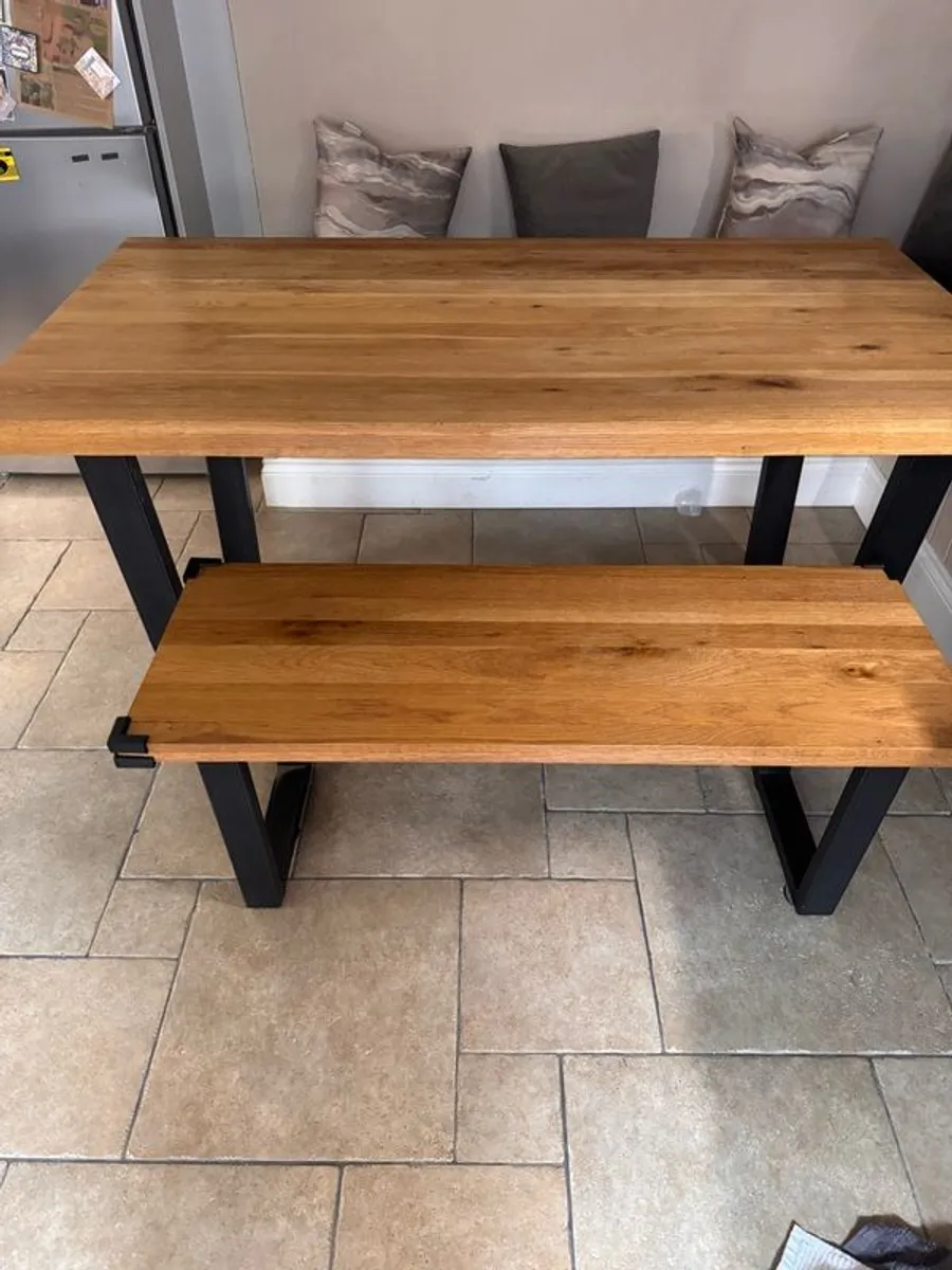 CALIA Oak Small Rectangle Dining Table - Image 2