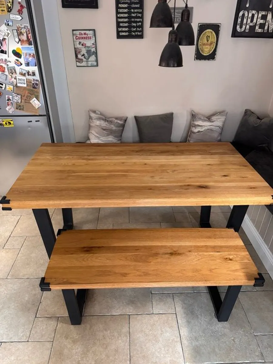 CALIA Oak Small Rectangle Dining Table - Image 3
