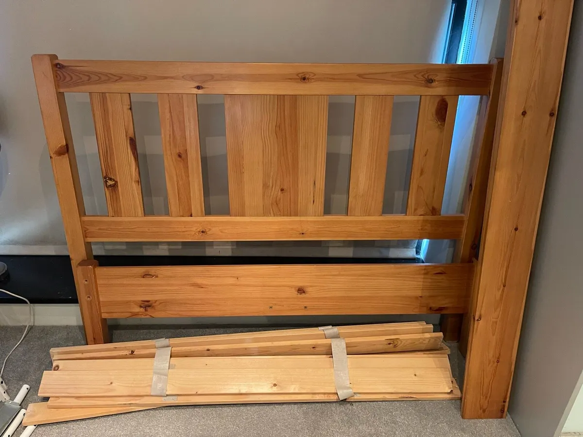 Lovely Very Sturdy 4Ft 6” Double Bed - Deliver - Image 3