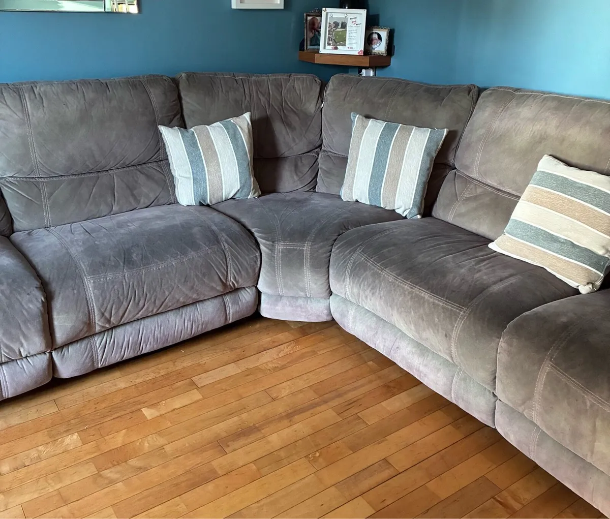 L shape recliner couch - Image 2