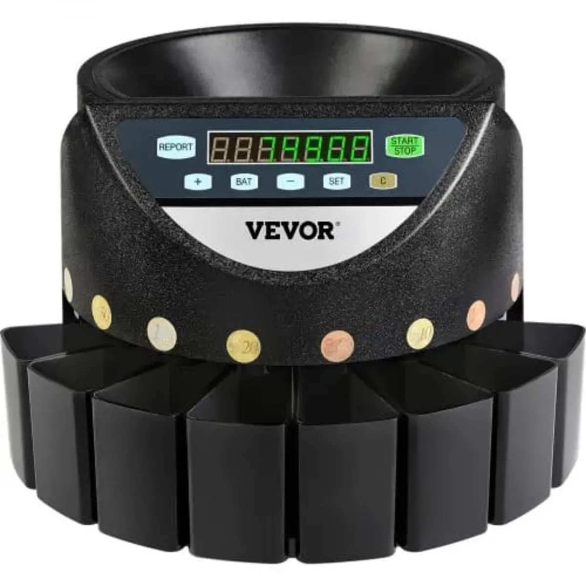 Euro Coin Counter Sorter 500-1000 Coins Electronic - Image 1