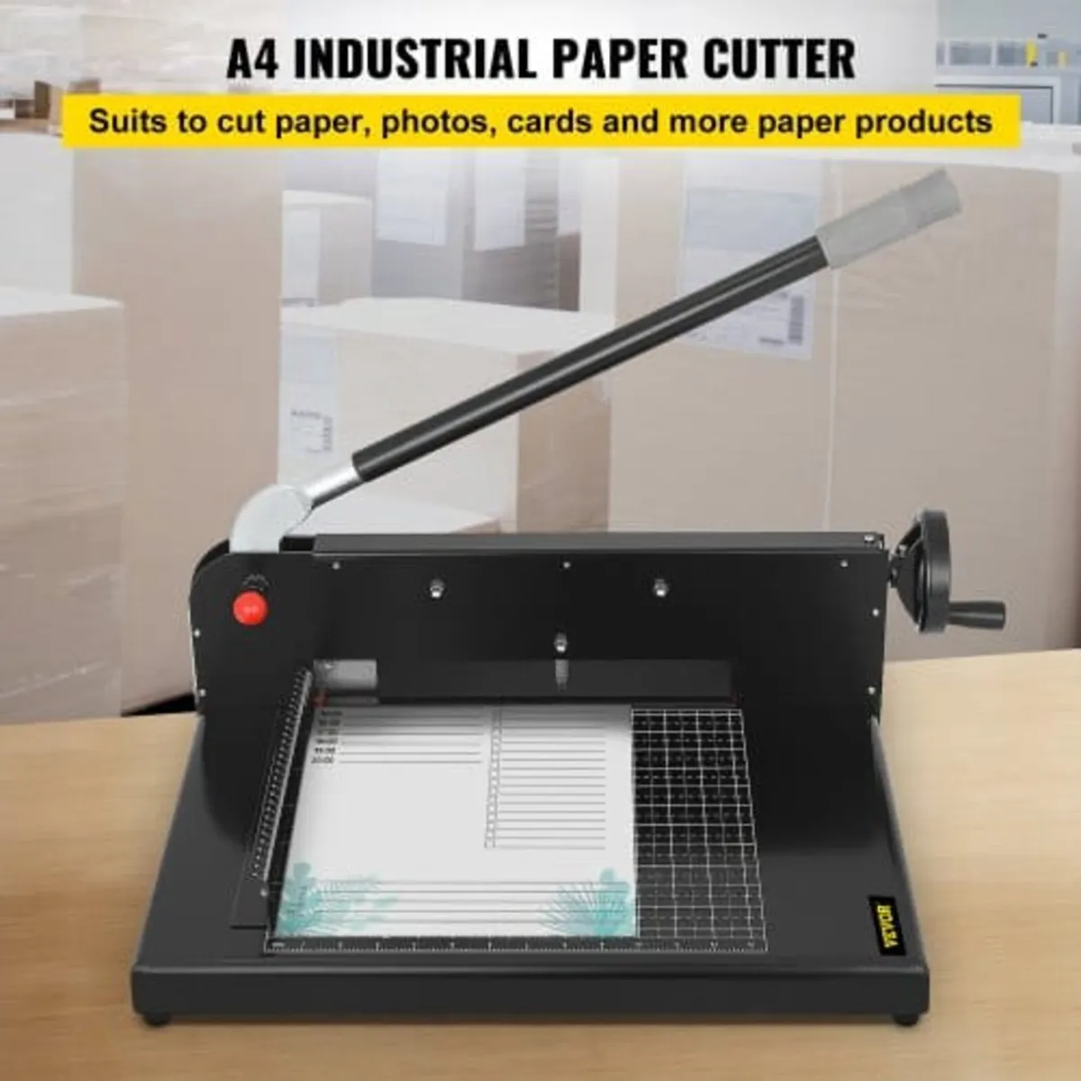 A4 Paper Guillotine 12" Width Paper Cutter Heavy D - Image 4