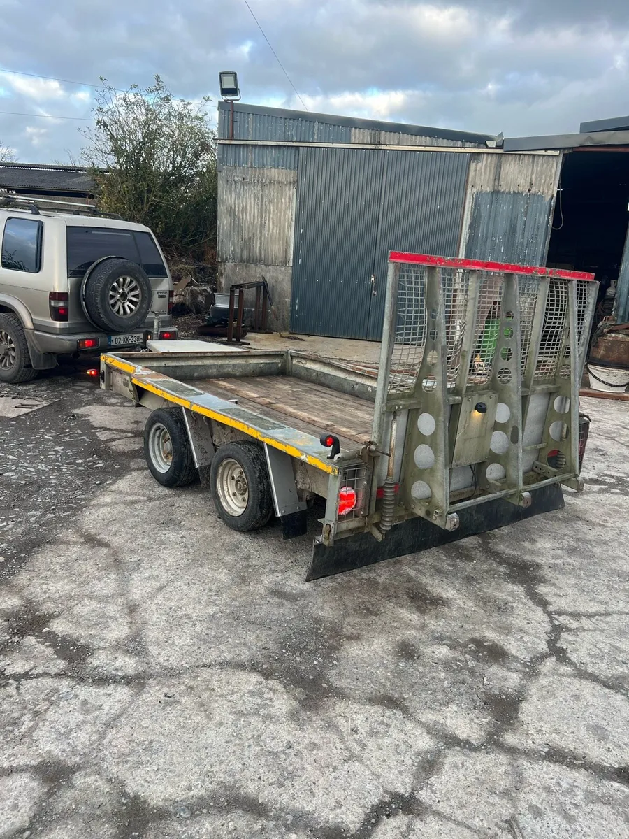 Ifor Williams plant trailer - Image 1