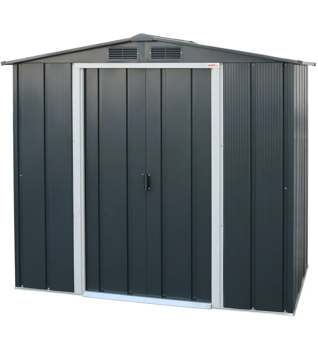 6x4 ECO Steel Garden Shed – Anthracite Grey - Image 3