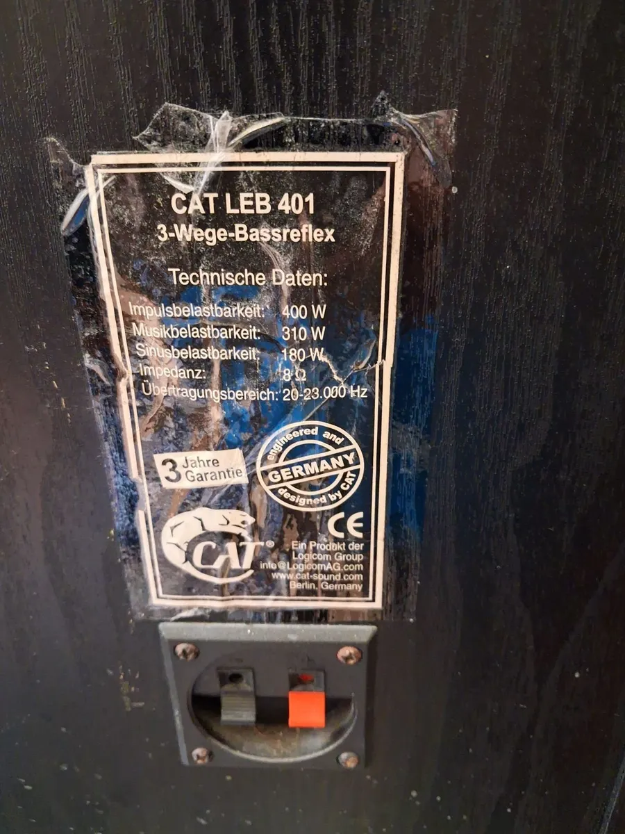 Floor speakers cat leb 401 - Image 1