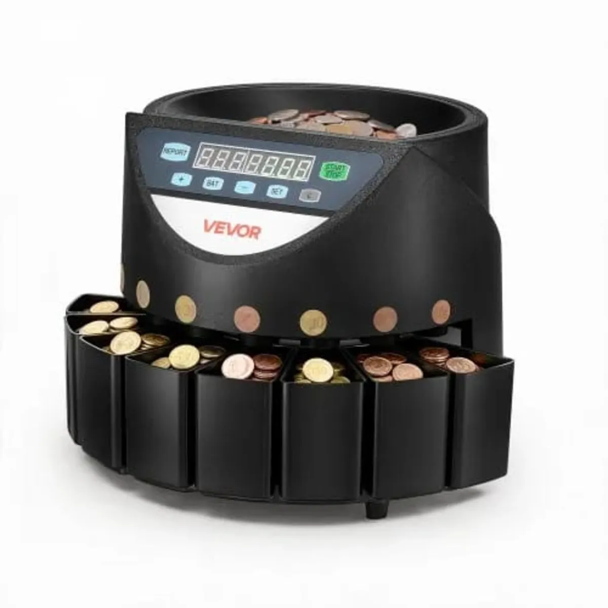 Coin Counter Machine, 8 Denominations, Accurate Co - Image 1