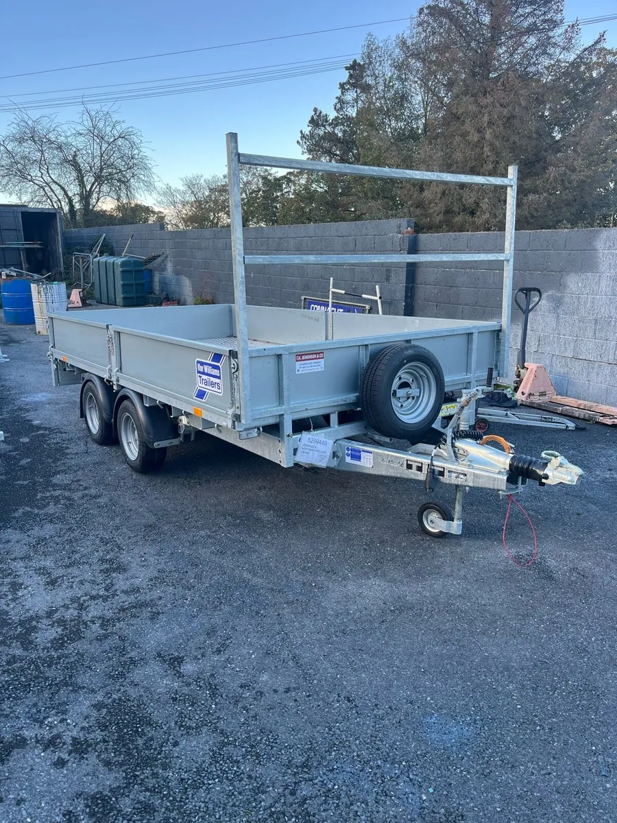 New Ifor Williams 12 x 6 drop side trailer - Image 4