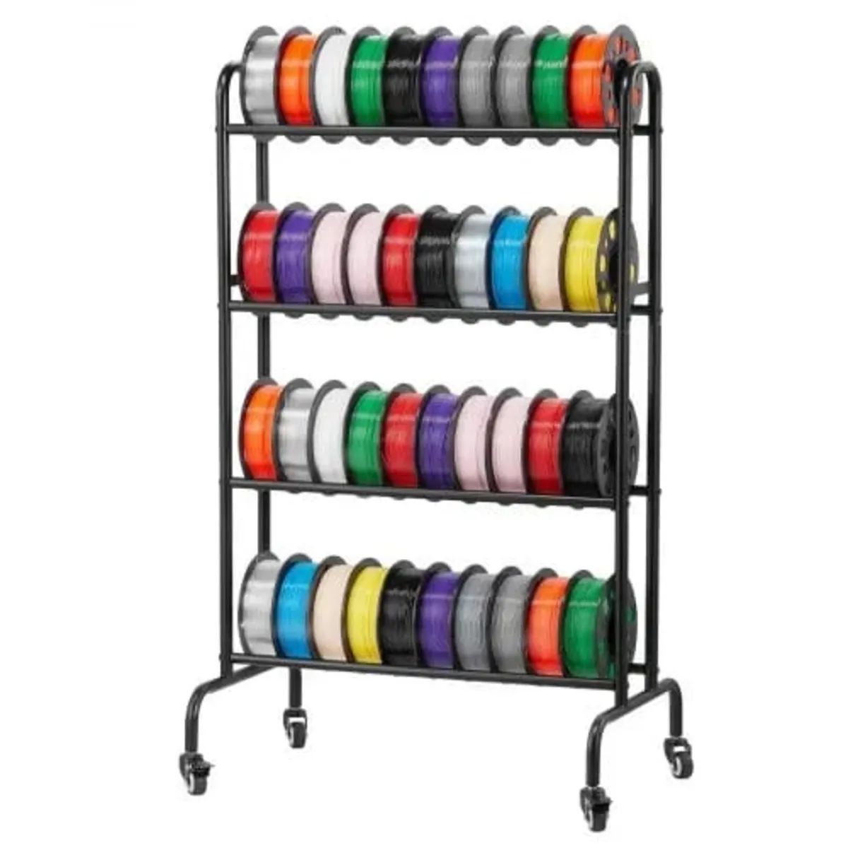 3D Printer Filament Storage Rack, 4 Tier Heavy Dut - Image 1