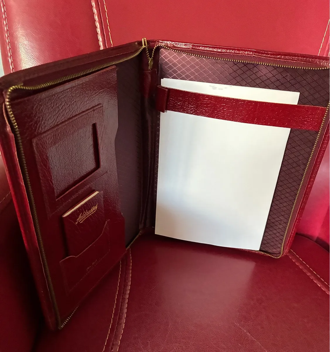 Leather Document Wallet - Image 1
