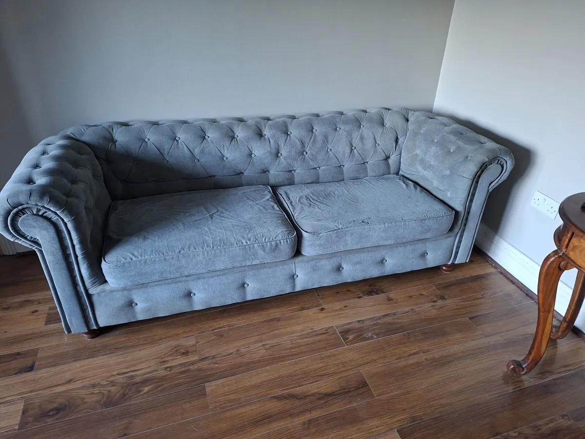 3&2 seater matching fabric sofas - Image 1