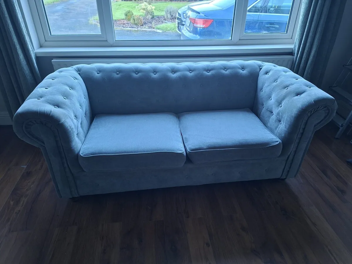 3&2 seater matching fabric sofas - Image 2