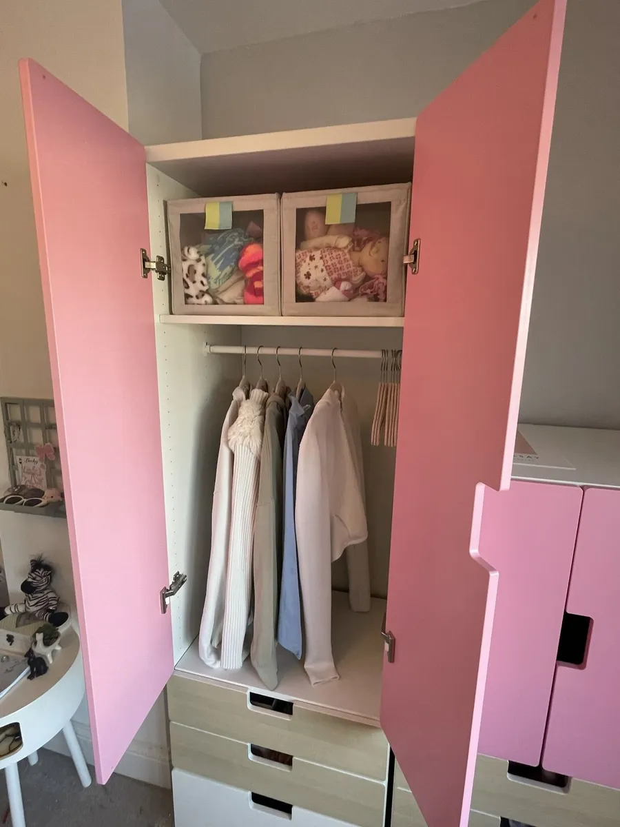 Children's Wardrobe with Drawers - Image 2