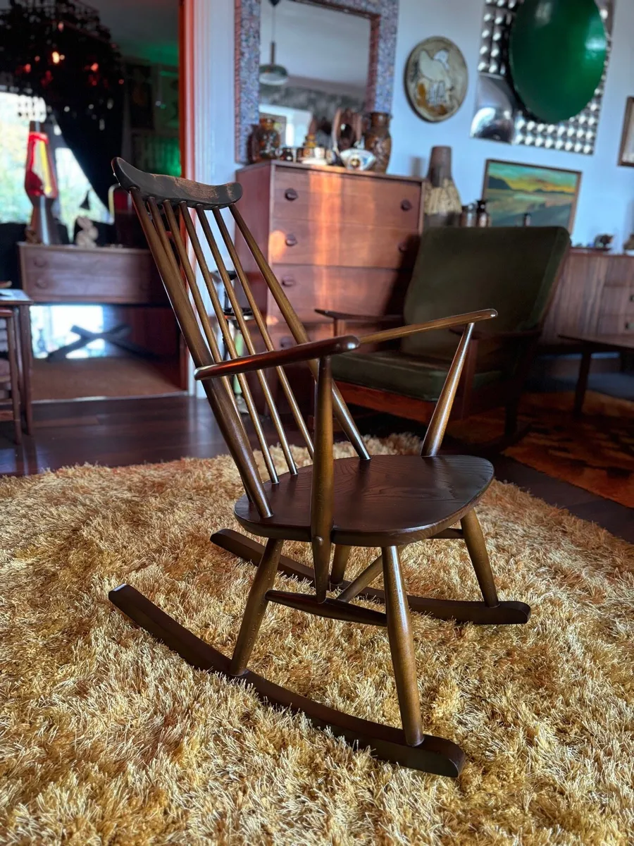 Mid Century Ercol Rocking Chair - Image 4