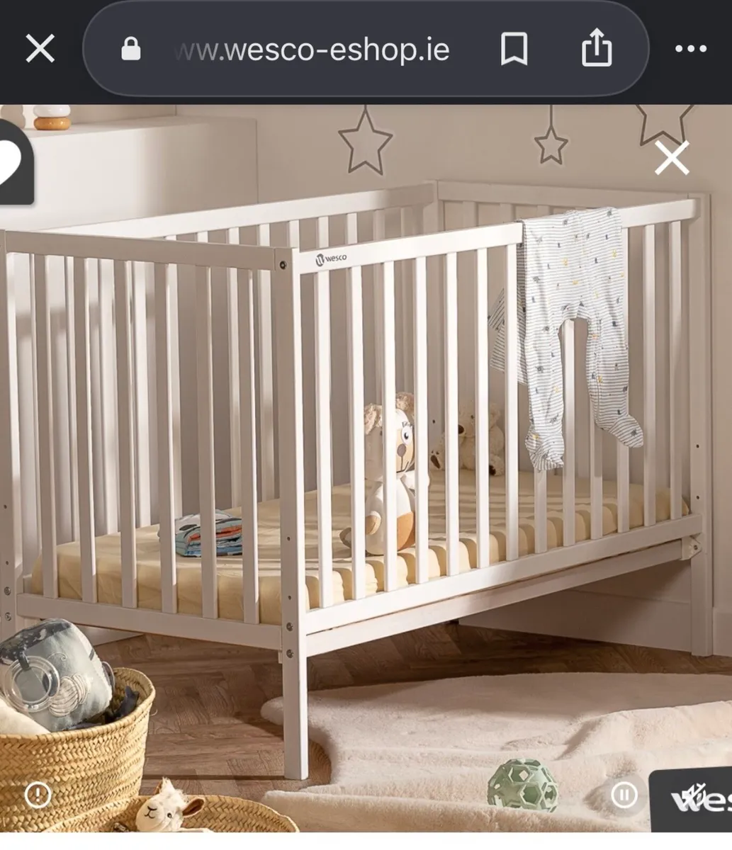 Wesco Baby Cot with mattress