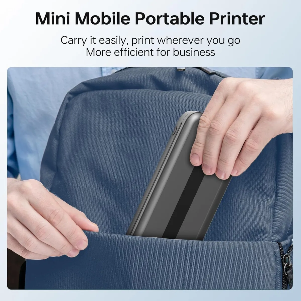 Thermal Printer Portable Mobile A4  Bluetooth - Image 1