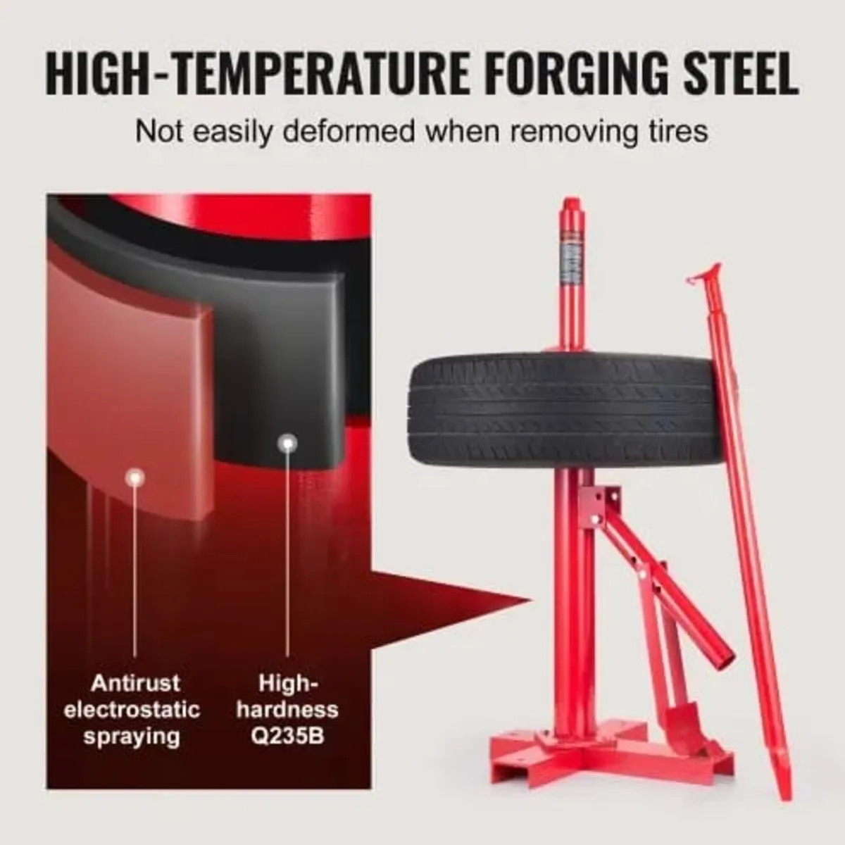 Portable Manual Tire Changer Bead Breaker Tool for - Image 4