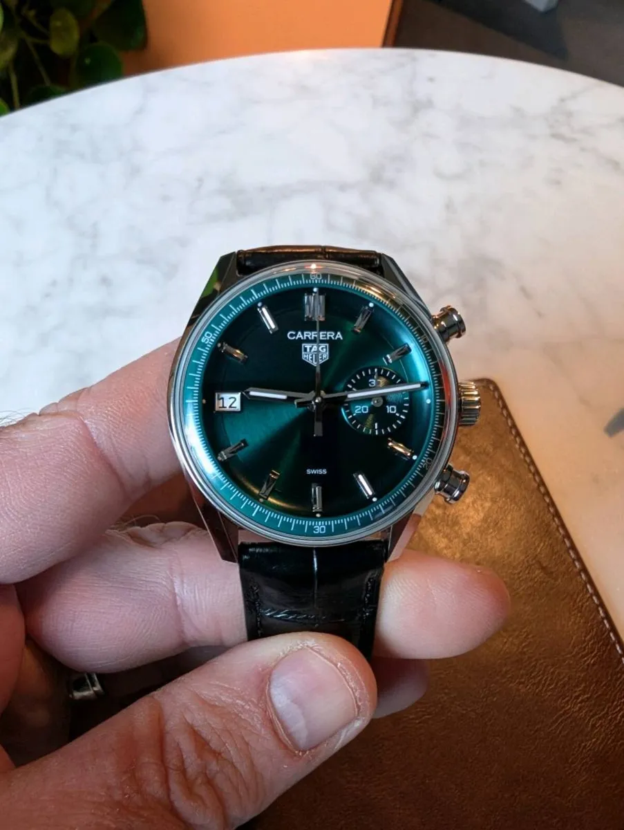 Tag Heuer Carrera Chronograph 39mm Glassbox 'Dato' - Image 2