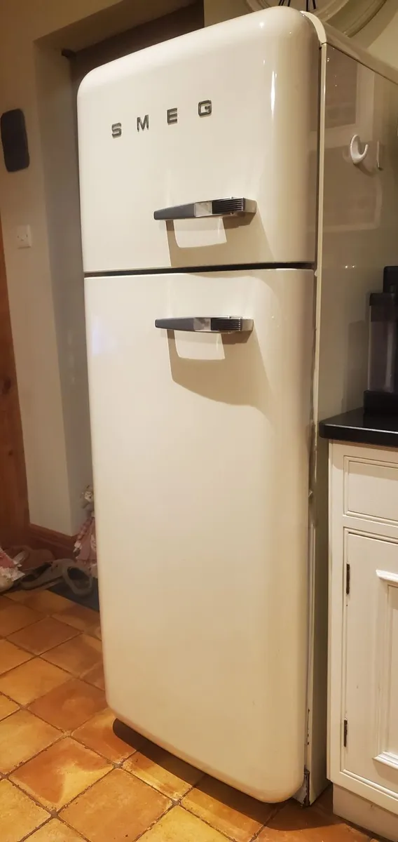 Smeg Fridge Freezer FAB30 Cream - Image 3