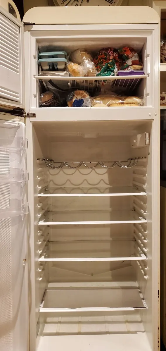 Smeg Fridge Freezer FAB30 Cream - Image 4