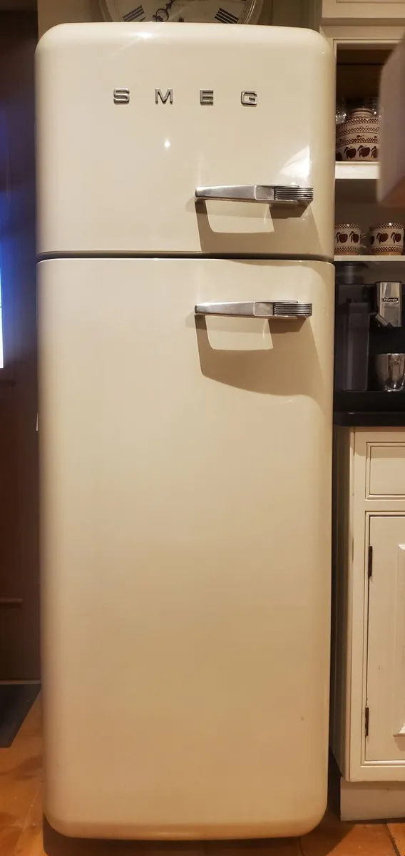 Smeg Fridge Freezer FAB30 Cream - Image 1