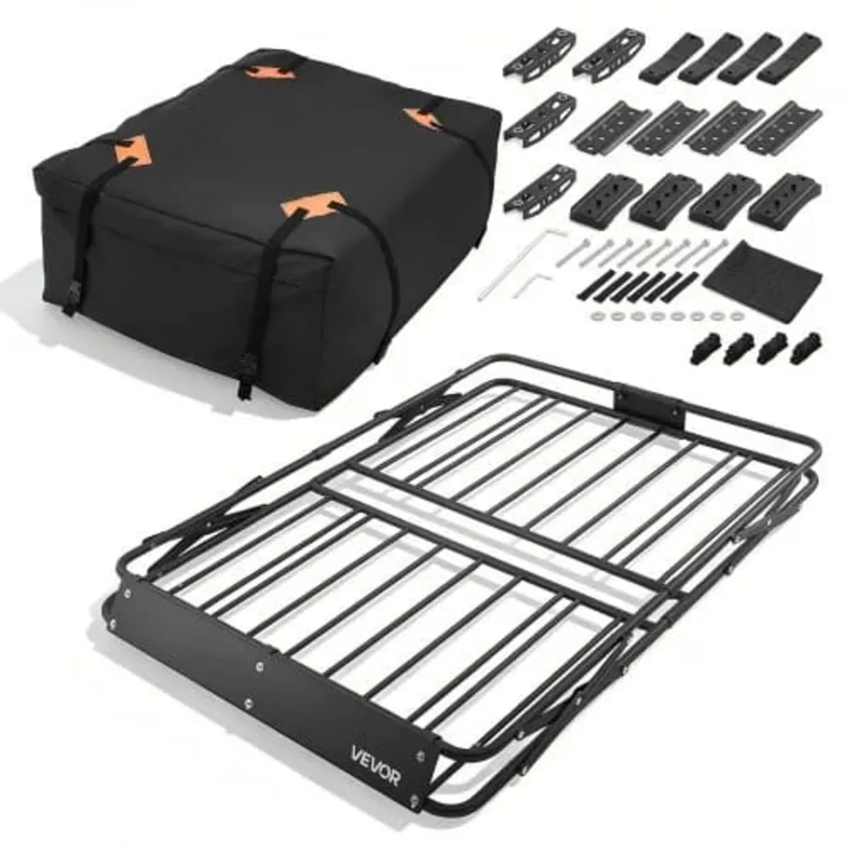 Roof Rack Cargo Basket, 1295 x 914 x 102 mm, Heavy - Image 1