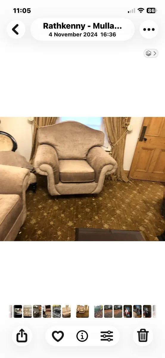 Couch and matching chair - Image 2