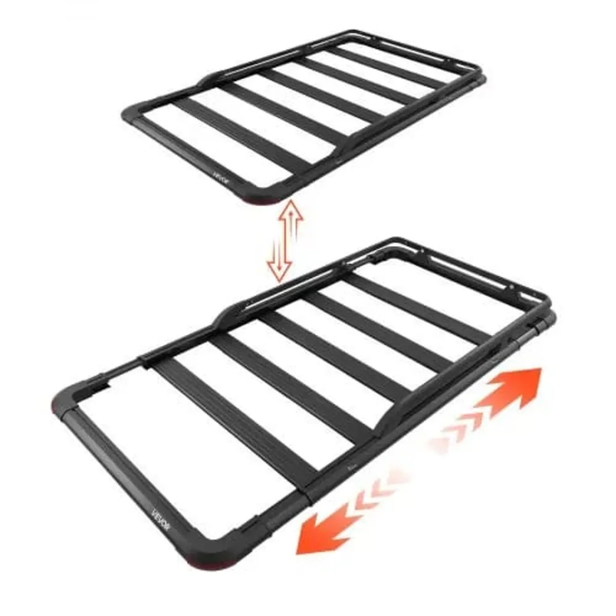 Roof Rack Cargo Basket, 1626 x 990 x 115 mm, Heavy - Image 1
