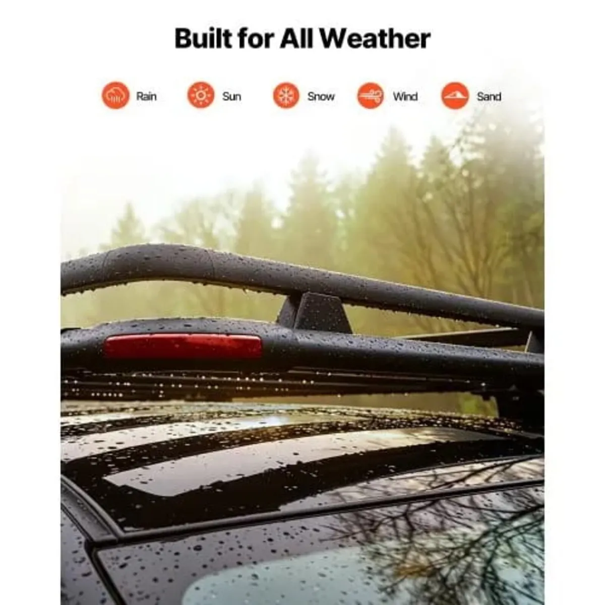 Roof Rack Cargo Basket, 1626 x 990 x 115 mm, Heavy - Image 2