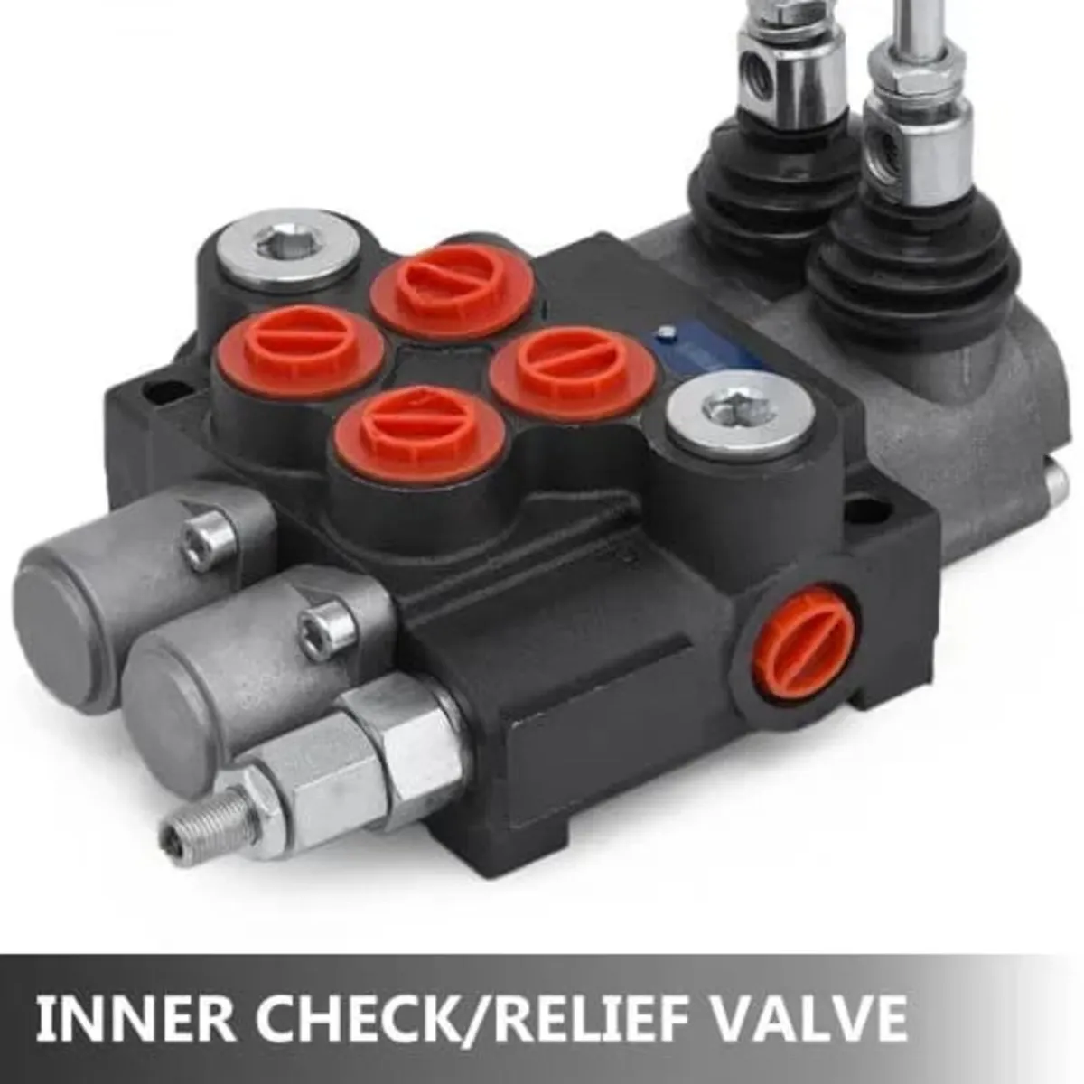 Hydraulic Valve 2 Spool Hydraulic Directional Cont - Image 2