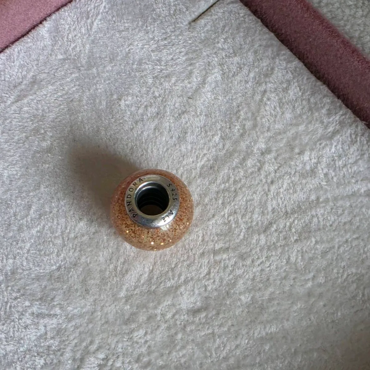 Pandora golden glitter ball charm - Image 4