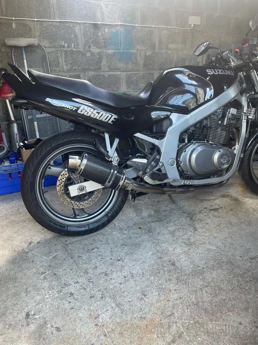 GS500 Delkevic exhaust - Image 1