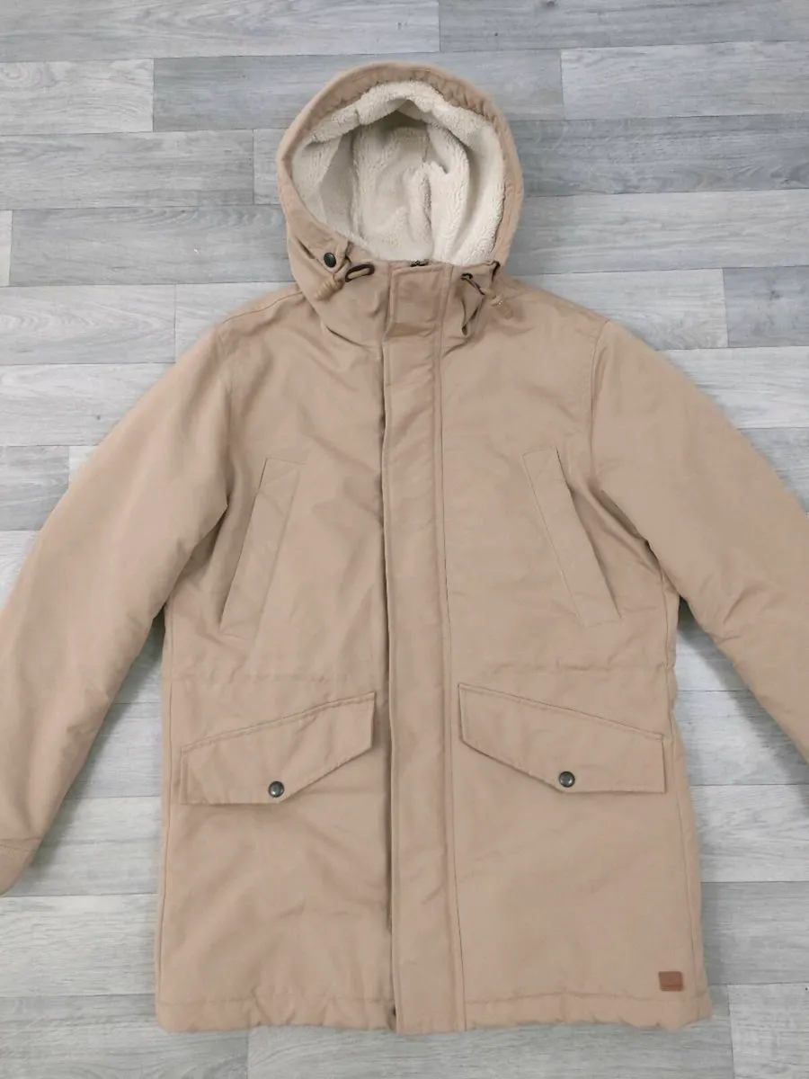 Jack & Jones Padded Parka Jacket Mens Medium - Image 2