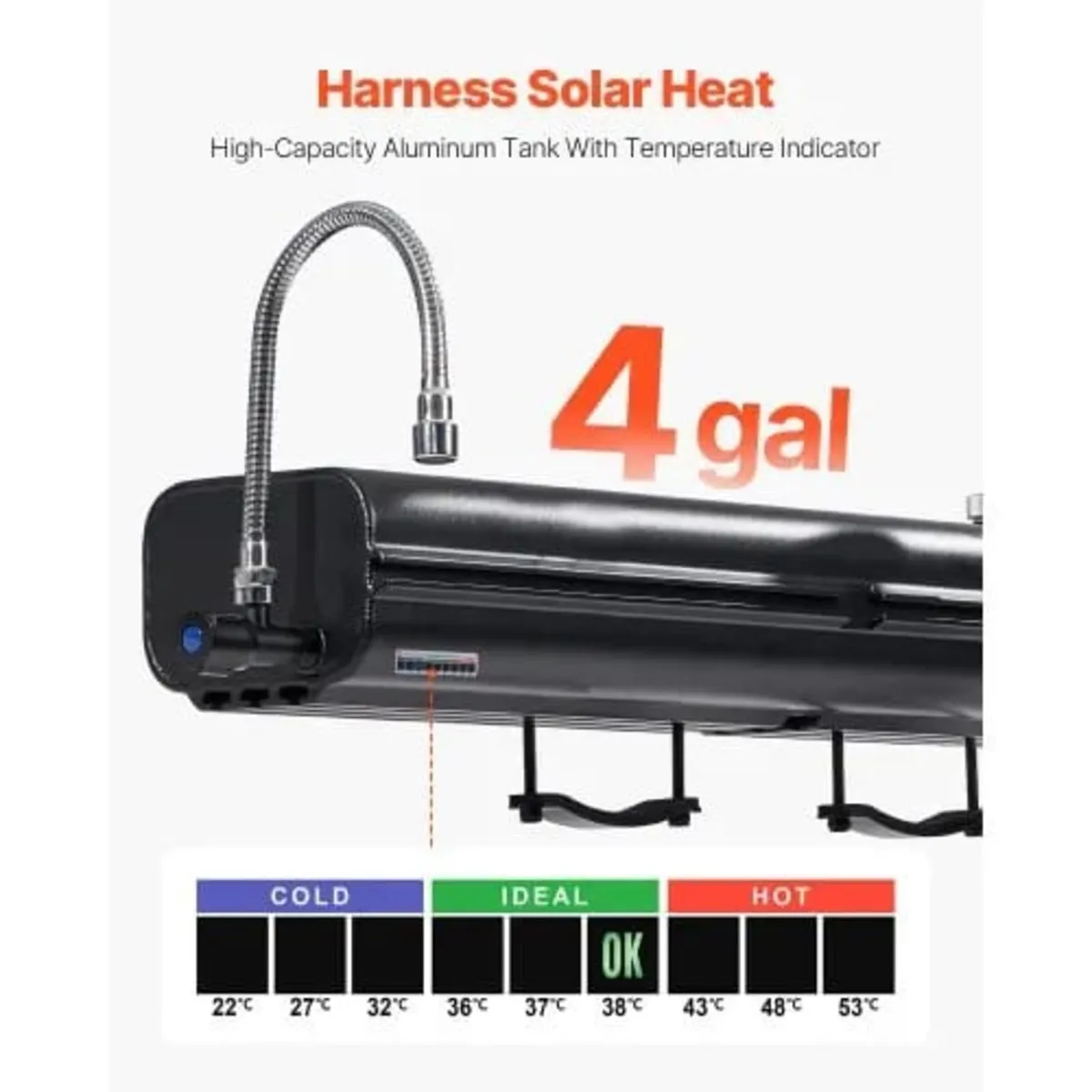 Roof Rack Water Tank, 4 Gal, Multi-Dispensing Outd - Image 3